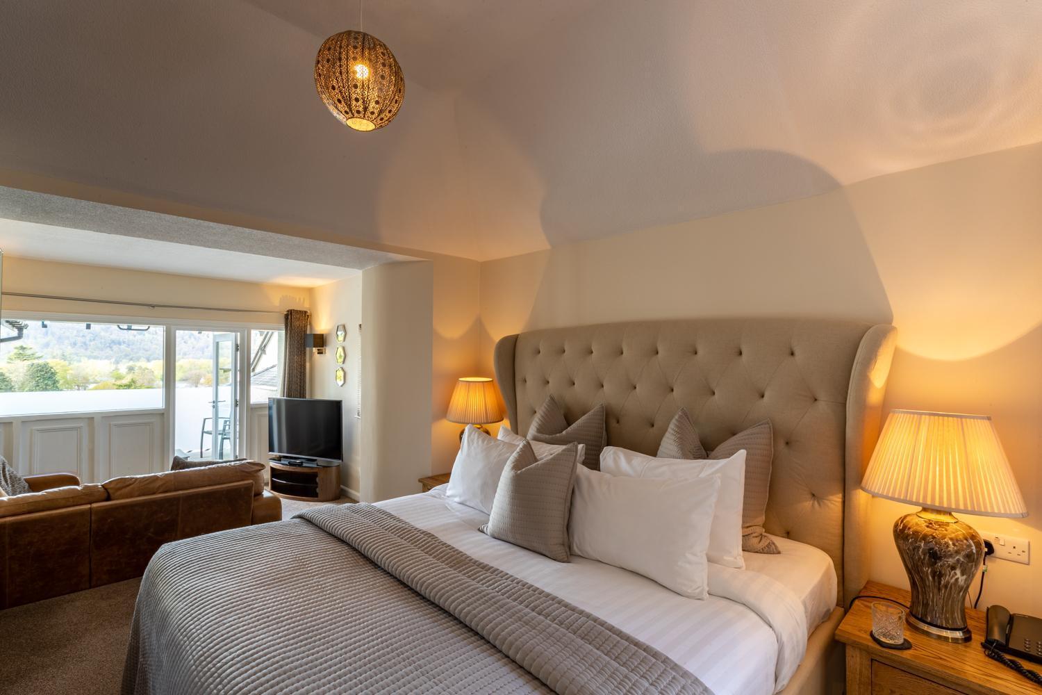 Lakes Hotel & Spa Bowness-on-Windermere Rum bild A bedroom at the hotel